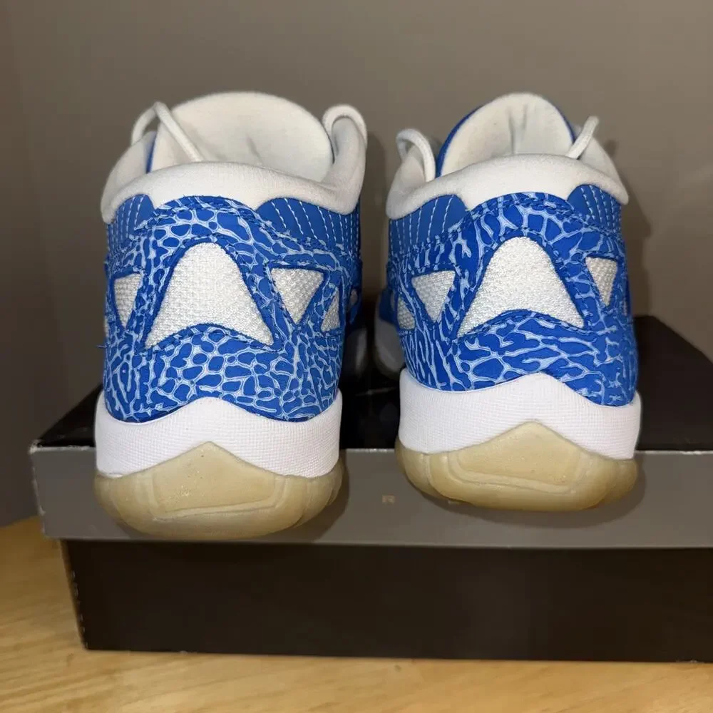 Size 14 - Jordan 11 Low IE Argon Blue Zest 306008-471 White Cement 2007 OG Box